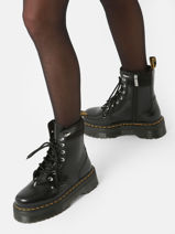 Bottines Jadon Hwd Ii Butter En Cuir Dr martens Noir women 30932001-vue-porte