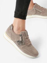 Sneakers Uit Leder Gabor Beige women 14-vue-porte