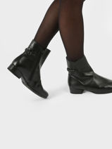 Bottines En Cuir Gabor Noir women 57-vue-porte