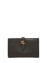 Portefeuille Cuir Lauren ralph lauren Noir dryden 32915358