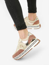 Sneakers Maxi Wonder 2.0 Liu jo Bruin women BF3009PX-vue-porte