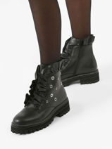 Bottines Pink 148 Liu jo Noir women SF3073P0-vue-porte