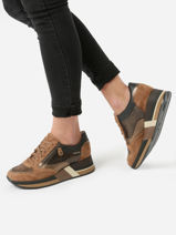 Sneakers Olimpia En Cuir Mephisto Marron women P5143558-vue-porte