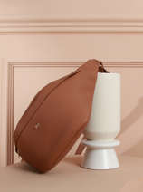 Sac Banane Large Derby Cuir Nathan baume Marron n city 24
