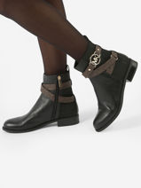 Enkellaarsjes Rory Uit Leder Michael kors Zwart women F2ROFE5L-vue-porte