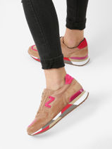 Sneakers En Cuir Nathan baume Marron women 232NS15-vue-porte