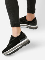 Sneakers En Cuir Nathan baume Noir women 232NS25-vue-porte
