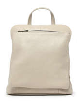 Rugzak /schoudertas Milano Beige caviar CA23067