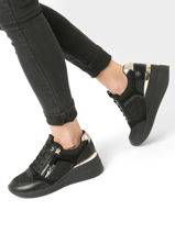 Sneakers En Cuir Tamaris Marron women 41-vue-porte