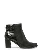 Bottines  Talon En Cuir Tamaris Noir accessoires 41