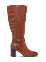 Bottes  Talon En Cuir Tamaris Marron women 41