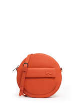 Sac Bandoulire Dorine Cuir Nathan baume Orange nathan 32PO