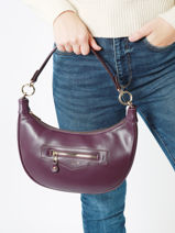 Sac Port paule Anvers David jones Violet anvers 2-vue-porte