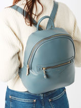 Sac  Dos David jones Gris anvers 3-vue-porte