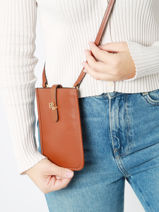 tui Tlphone Cuir Lauren ralph lauren Marron dryden 32917825-vue-porte