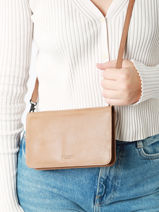 Sac Bandoulire Four Seasons Cuir Milano Beige four seasons SOPLW105-vue-porte