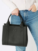 Sac  Main Breda Cuir Nathan baume Vert mondrian 2-vue-porte
