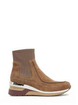 Sok Sneakers Veris Uit Leder Mam'zelle Bruin women CSIJK58