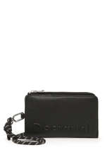 Portefeuille Desigual Zwart half logo 23WAYP05