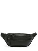 Sac Banane Yves renard Noir nappa 81510