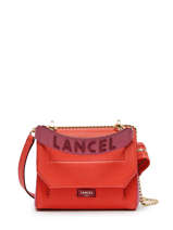 Sac  Rabat S Ninon Multico Cuir Lancel Rouge ninon A12357