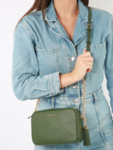 Sac Bandoulire Ginny Cuir Michael kors Vert jet set F7GGNM8L-vue-porte