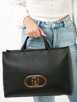Handtas Deuzia Liu jo Zwart deuzia AF3208-vue-porte