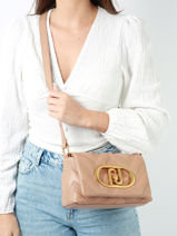 Cross Body Tas Deuzia Liu jo Beige deuzia AF3413-vue-porte