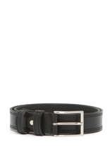 Ceinture Petit prix cuir Noir belt 35