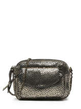 Cross Body Tas Daino Metallic Leder Pieces Goud daino 17110327