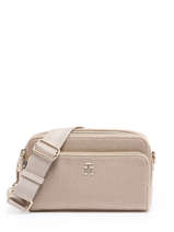Sac Bandoulire Iconic Tommy Polyester Tommy hilfiger Beige iconic tommy AW15879