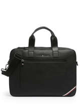 Documententas Tommy hilfiger Zwart central AM11579