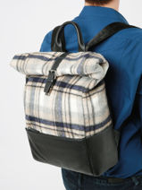 Sac  Dos Business 2 Compartiments Etrier Noir baroudeur EBAR8102-vue-porte