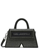 Sac Bandoulire K Ikon Cuir Karl lagerfeld Noir k ikon 236W3179