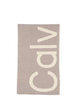 charpe Calvin klein jeans Beige logo K611263