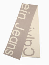 charpe Calvin klein jeans Beige logo K611263-vue-porte