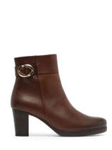 Bottines  talon en cuir-GABOR