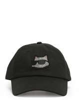 Casquette Femme Choupette Rhinestone Karl lagerfeld Noir k ikonic 2.0 236W3403
