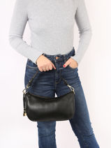 Cross Body Tas Romy Leder Mac douglas Zwart romy S-vue-porte