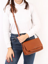 Cross Body Tas Vintage Paul marius Beige vintage DIANES-vue-porte