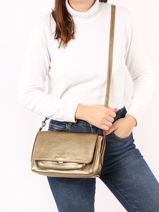 Cross Body Tas Vintage Paul marius Goud vintage 355462-vue-porte