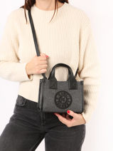 Handtas K Skuare Karl lagerfeld Grijs k skuare 236W3189-vue-porte