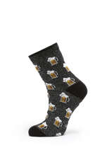 Chaussettes Cabaia Noir socks women HUG