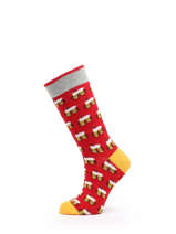 Sokken Cabaia Rood socks men REB