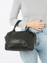 Handtas Natural Leder Biba Zwart natural FRA2L-vue-porte