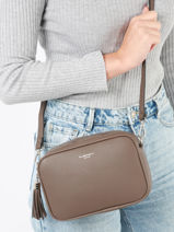 Sac Bandouliere Grained Miniprix Marron grained F8035-vue-porte