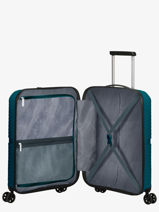 Valise Cabine Airconic American tourister Bleu airconic 88G001-vue-porte