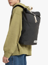 Rugzak Eastpak Zwart upgrained MANHATTA-vue-porte