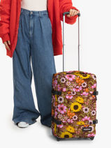 Valise Cabine Eastpak Multicolore authentic luggage EK0A5BA7-vue-porte