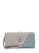 Portefeuille Met Portemonnee Miniprix Grijs grained 78SM2548